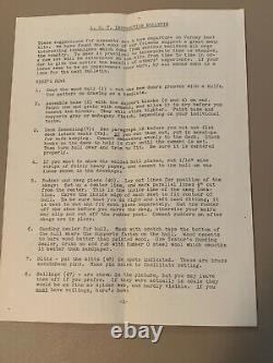 Kit de modélisme de bateau Varney L. S. T. de 1944 extrêmement rare dans sa boîte d'origine avec instructions
