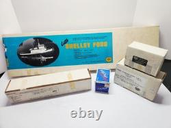 Kit de modélisme de bateau de remorqueur Shelly Foss Dumas Boats # 1206 avec moteur, matériel de fonctionnement, et plus.