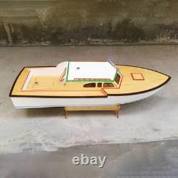 Kit de modélisme de yacht en bois à assembler soi-même, fait main, bateau RC en bois télécommandé
