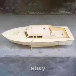 Kit de modélisme de yacht en bois à assembler soi-même, fait main, bateau RC en bois télécommandé