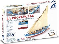 Kit de modélisme en bois Artesanía Latina, bateau de pêche français, La Provençale