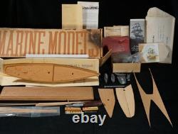 Kit de modélisme en bois Vintage Marine Model Company Gertrude L. Thebauld (G5)