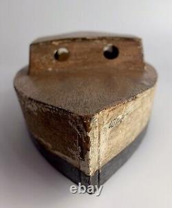 Kit de modélisme en bois vintage Coque de bateau à moteur motorisée pour compléter/restaurer/exposer