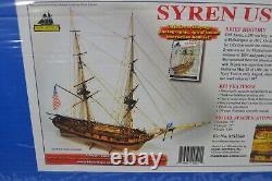 Kit de modélisme naval Model Shipways Syren Us Brig en bois, échelle 1/64, boîte scellée
