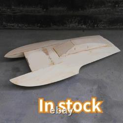 Kit de montage de bateau de course à moteur rapide en bois avec pièces de bateau électrique sans balais