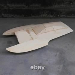 Kit de montage de bateau de course à moteur rapide en bois avec pièces de bateau électrique sans balais