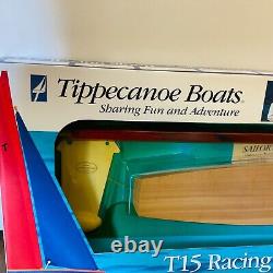 Kit de montage de voilier de course Tippecanoe Boat Model T15 Racing Sloop à partir de la rive