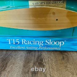 Kit de montage de voilier de course Tippecanoe Boat Model T15 Racing Sloop de la ligne d'assemblage du rivage