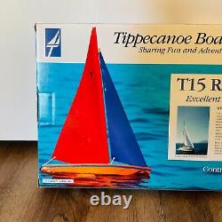 Kit de montage de voilier de course Tippecanoe Boat Model T15 Racing Sloop de la ligne d'assemblage du rivage