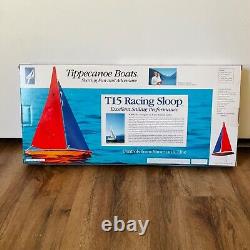 Kit de montage de voilier de course Tippecanoe Boat Model T15 Racing Sloop de la ligne d'assemblage du rivage
