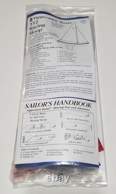 Kit de voilier de course Tippecanoe Boats T12 en cèdre, jouet de bassin, neuf, scellé