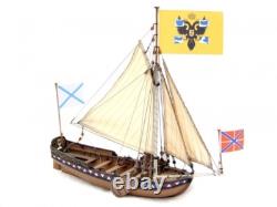 Kit en bois à assembler Bateau LSM0601 Kit en bois Le bateau de Pierre Ier Échelle 1:24