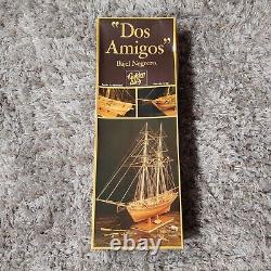 Kits D'or 150 Dos D'échelle Amigos 1832 Wood Ship Model Kit Niob Rare