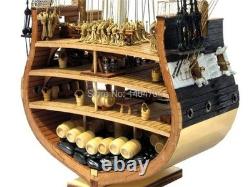 Kits de modélisme de bateau à voiles en bois USS Constitution 1/75 Décoration DIY