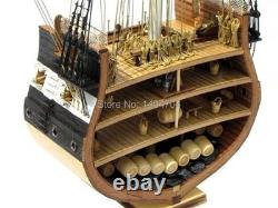 Kits de modélisme de bateau à voiles en bois USS Constitution 1/75 Décoration DIY