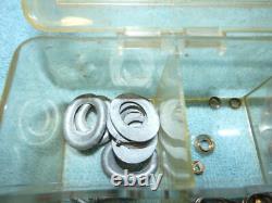 LOT ÉNORME DE PIÈCES DE BATEAU JOUET EN BOIS DUMAS MODÈLE À PILES VINTAGE RC Télécommandé