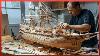 L'homme Construit Des Navires Réels à L'échelle Jusqu'au Dernier Détail : Répliques Hyperréalistes Par Alangomezcraft