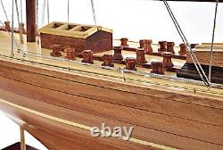 La Coupe de l'America Endeavour 1934 Maquette en bois du yacht 40 Sailboat J Boat Nouveau