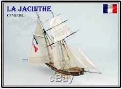 La Jacinthe Échelle 1/65 23.6 Modèle De Navire En Bois Kit En Bois Bateau À Voile