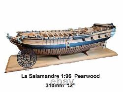 La Salamandre 196 310mm 12 Pof En Bois Modèle Ship Kit