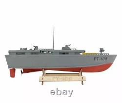 Le Modèle En Bois Boat Company Pt-109 Patrol Torpedo Boat Kit 400mm
