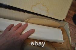 Le kit de maquette en bois du canot CATSPAW, partiellement monté, kit vintage rare