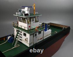 Loisir Springer Pusher Tug à l'échelle 1/35 Maquettes de bateaux en bois Kit de bateau DIY Shicheng