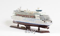 Majesty Of The Seas Royal Caribbean Cruise Ship Wooden Model 31 Bateau Construit Nouveau