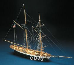 Maquette PANART LYNX 1812 Baltimore Clipper Schooner à l'échelle 1/62
