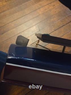 Maquette d’exposition de grande taille 30 1/2 d’un speedboat runabout Chris-Craft vintage