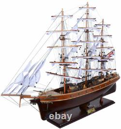 Maquette de bateau Cutty Sark en bois, grand clipper chinois, 34, entièrement assemblée