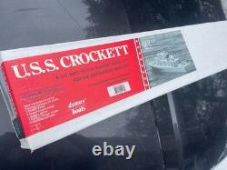 Maquette de bateau Dumas USS Crockett Gun Boat 1218 en boîte, jamais utilisée, neuve