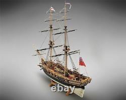Maquette de bateau Mamoli MV59 HMS Swift en bois à l'échelle 1/70