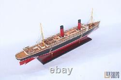 Maquette de bateau RMS CAMPANIA 100cm en bois à vendre