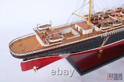 Maquette de bateau RMS CAMPANIA 100cm en bois à vendre