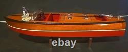 Maquette de bateau RTG R-C Craft à triple cockpit - neuve en boîte avec support ! Vendeur américain