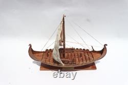 Maquette de bateau Viking Coque en clin de Viking