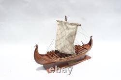 Maquette de bateau Viking Coque en clin de Viking