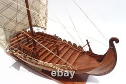 Maquette de bateau Viking Coque en clin de Viking