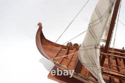 Maquette de bateau Viking Coque en clin de Viking