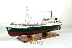 Maquette de bateau à l'échelle modèle - Bateau de pêche vintage Heller Marie Jeanne avec boîte et illustration de couverture