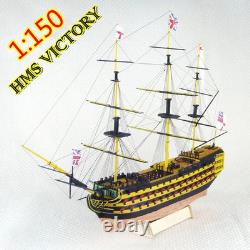 Maquette de bateau à voile en bois HMS Victory 21'' kit DIY de montage décoration cadeau