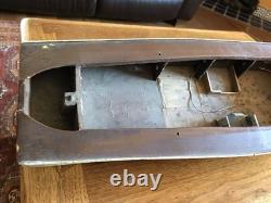 Maquette de bateau antique vintage en bois de 32 pouces, fabriquée à la main