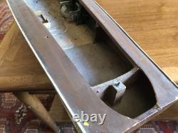 Maquette de bateau antique vintage en bois de 32 pouces, fabriquée à la main