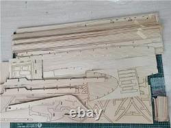 Maquette de bateau chalutier en bois à l’échelle 1/30, kit de bricolage, bateau à structure assemblé à la main, jouet d’assemblage