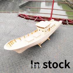 Maquette de bateau chalutier en bois à l’échelle 1/30, kit de bricolage, bateau à structure assemblé à la main, jouet d’assemblage