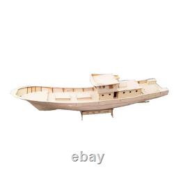 Maquette de bateau chalutier en bois à l’échelle 1/30, kit de bricolage, bateau à structure assemblé à la main, jouet d’assemblage