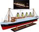 Maquette De Bateau De Croisi&egrave;re En Bois Rms Titanic, Mod&egrave;le De Navire En Bois 23 60 Cm, D&eacute;coration D&rsquo;exposition D&eacute;taill&eacute;e