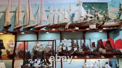 Maquette de bateau de croisière en bois RMS Titanic, modèle de navire en bois 23 60 cm, décoration d’exposition détaillée