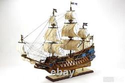 Maquette de bateau de guerre suédois WASA en bois fabriquée à la main, modèle de voilier de qualité muséale 38